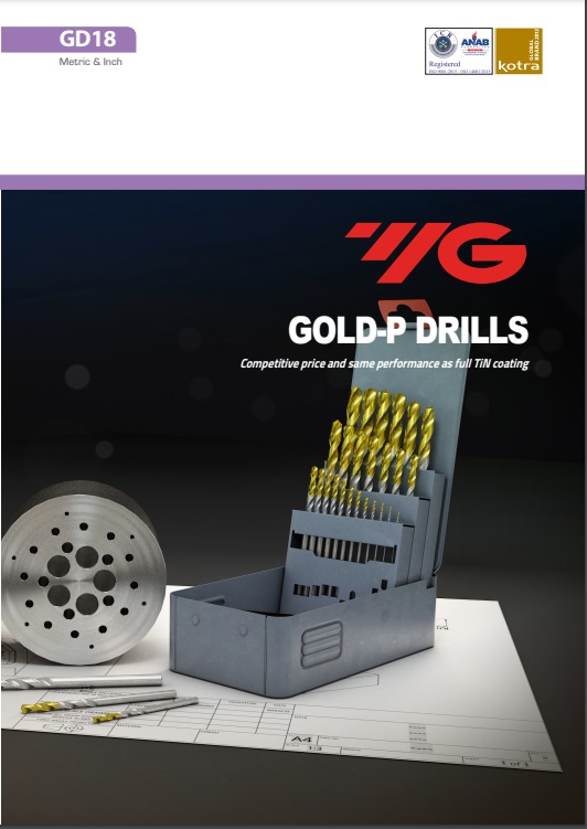 YG1 - 2 - Forets Gold-P Drills - GD18