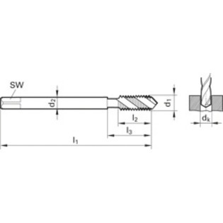 5734/5717 - hss-e traité vapeur usage universel powertap din371