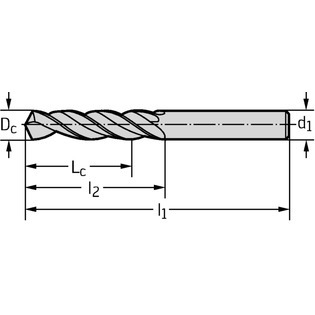 Foret hélicoïdal hss a1211tin