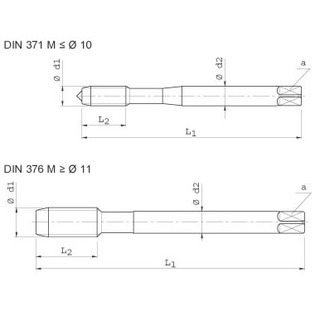 576119 tarauds pour base nickel