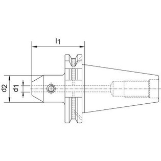 3027 - mandrin weldon iso 40 type adb avec arrosage