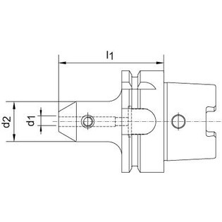 3125 - mandrin weldon hsk 63 forme a g2.5 arrosage