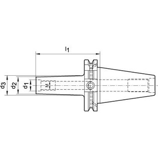 3069 - mandrin pour fraise vissable iso40 type adb