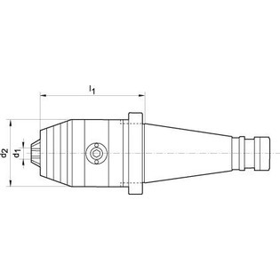 3098 - mandrin de perçage sa 40 